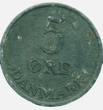 D&Auml;NEMARK: 5 &Ouml;re 1960