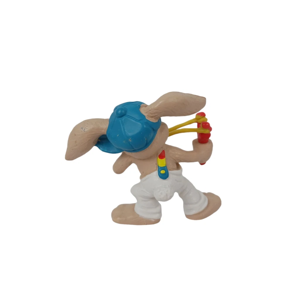 RAINBOW KIDS De Colección 1981 PVC 4 Figuras Por Wallace Berrie Tucán Perro Frisbee Conejo Foto 3 de 4