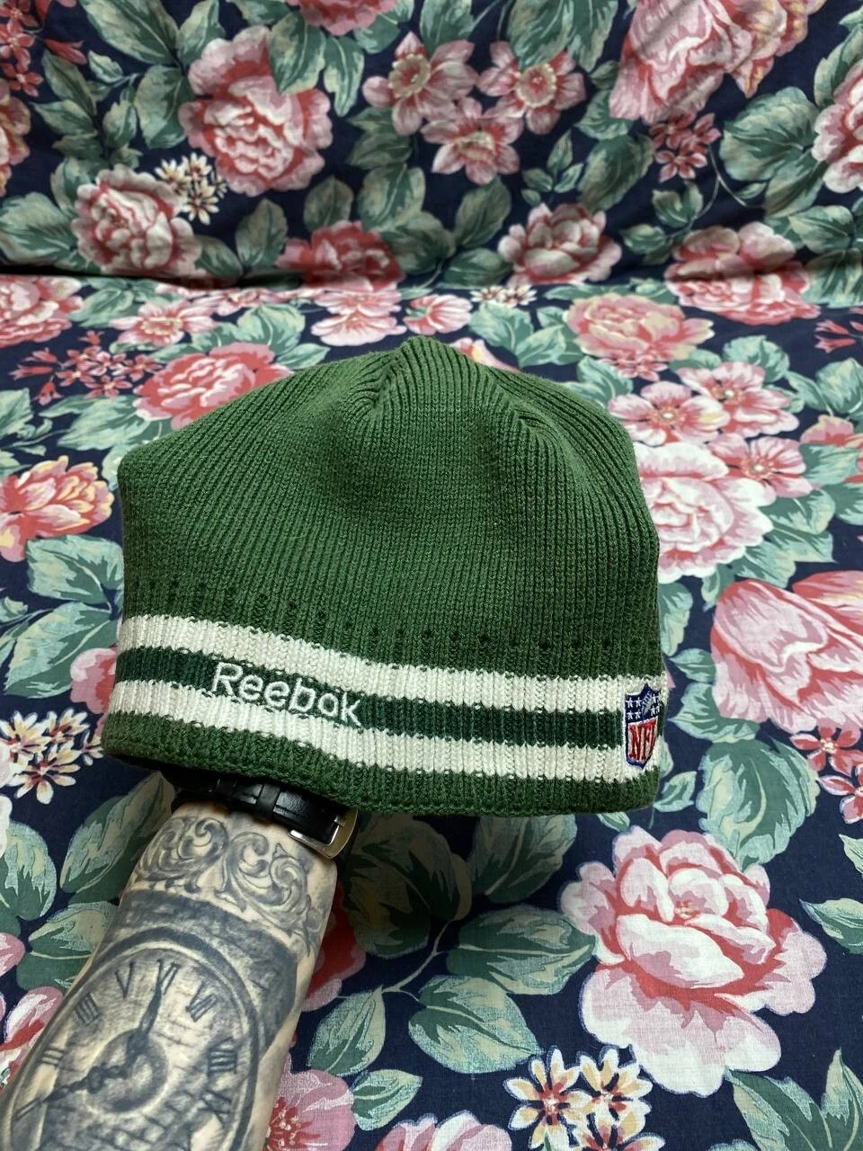 Reebok Logo Beanie Hat Green
Opens in a new window or tab