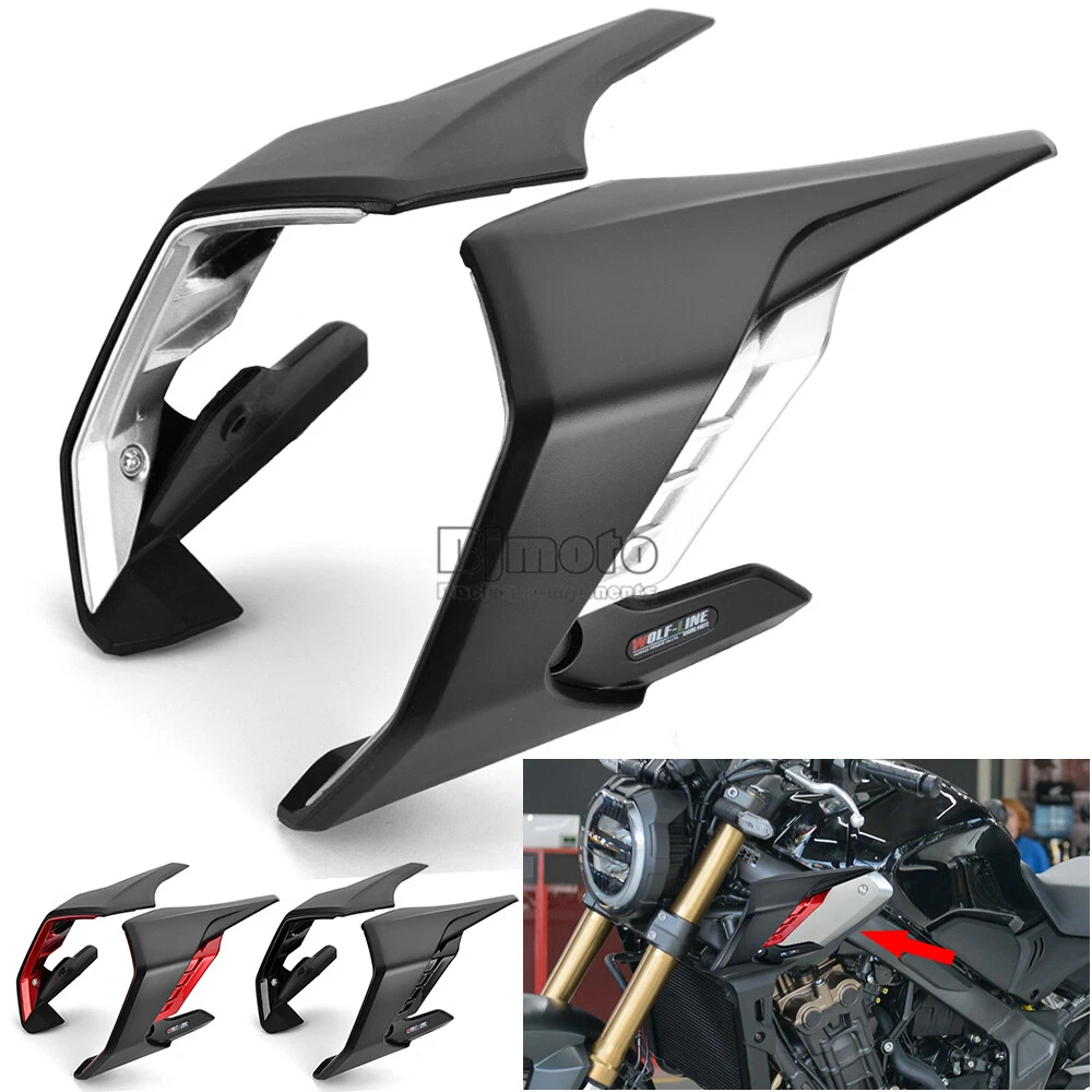 For Honda CB650R 2019 2023 Front Fairing Aerodynamic Winglets Side
