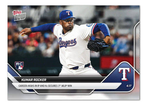 2025 Topps Now 78 Kumar Rocker
