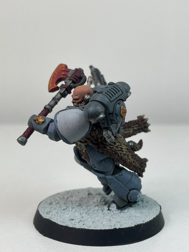 Space wolf lieutenant haldor icepelt Space Wolves Space Marines GW WH 40k 1579 - Picture 3 of 9
