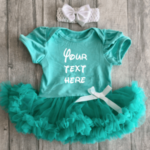 newborn green dress