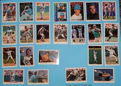 1995 Topps Florida Marlins Team Set 23 Cards Gary Sheffield Combine Shipping