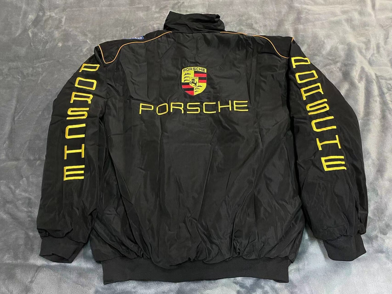 Veste Ferrari F1 Adulte Unisex - Rouge Et Noir, Matelassée, Coton Brodé, Style Pilote