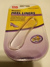 Women's CVS Heel Liners for All Shoe Types  Sizes, 1 Clear Pair