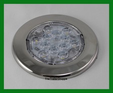 Interior Dome Light White Surface Mount 4 Round 300 Lumens 12 Thick