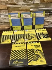 Lot of 6 Cliff Notes And 3 Study Master Analytic Notes And Review
