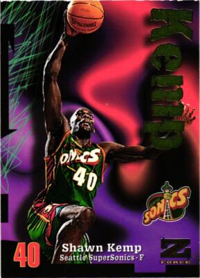 1997-98 SkyBox Z-Force #40 Shawn Kemp | eBay