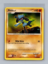 Riolu 61/130 Moderately Played Uncommon Diamond & Pearl Pokemon on eBay