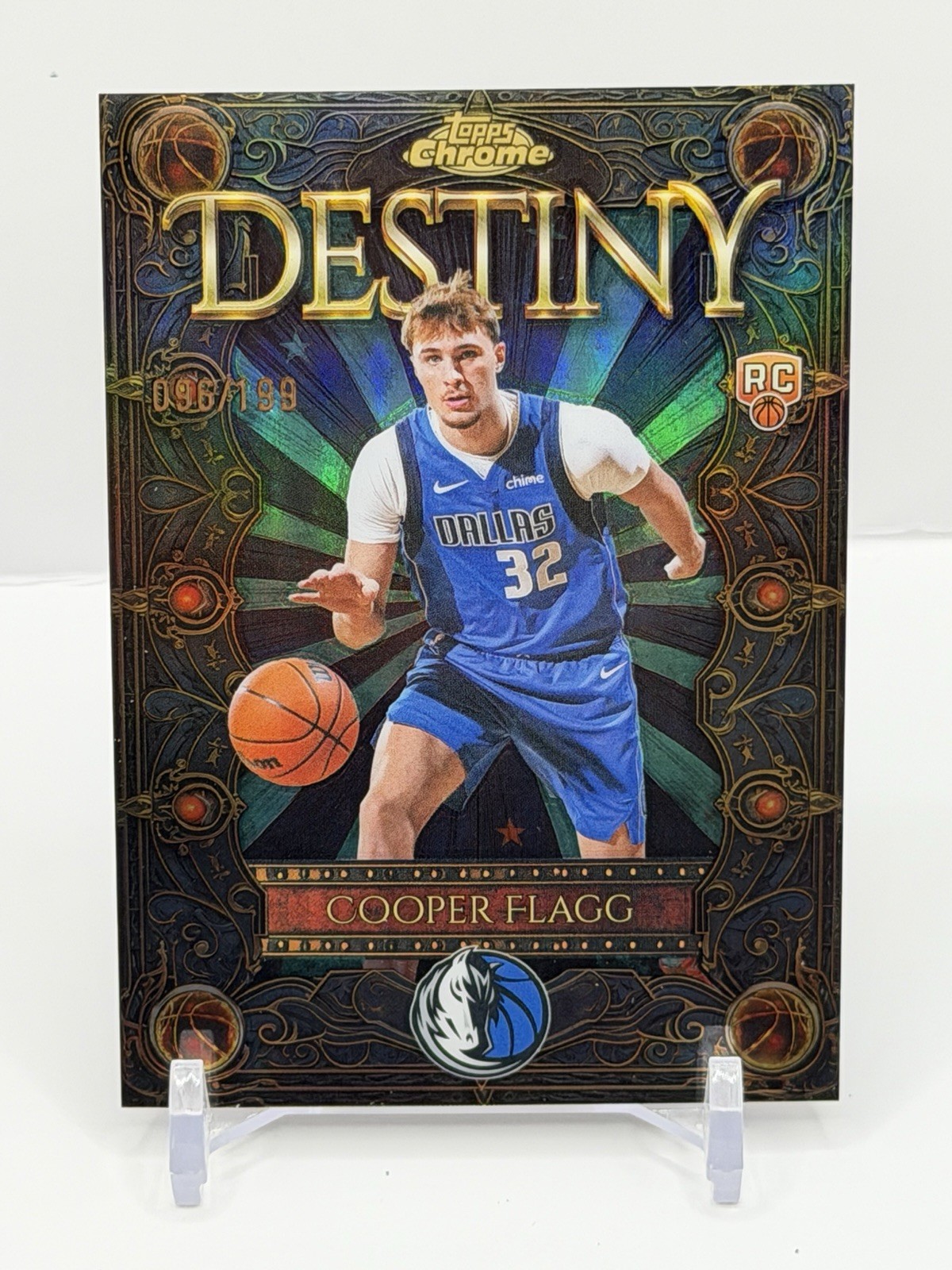 2025-26 Topps Chrome Basketball Cooper Flagg Destiny /199 Refractor
