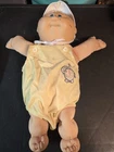 Vintage Coleco 1982 Cabbage Patch Kids Doll Blonde Blue Eyes Elephant Romper Cpk