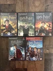 Harry Potter Lot Of 5 Games (2 CIB, 3 No Manual) PlayStation 2 Tested PS2