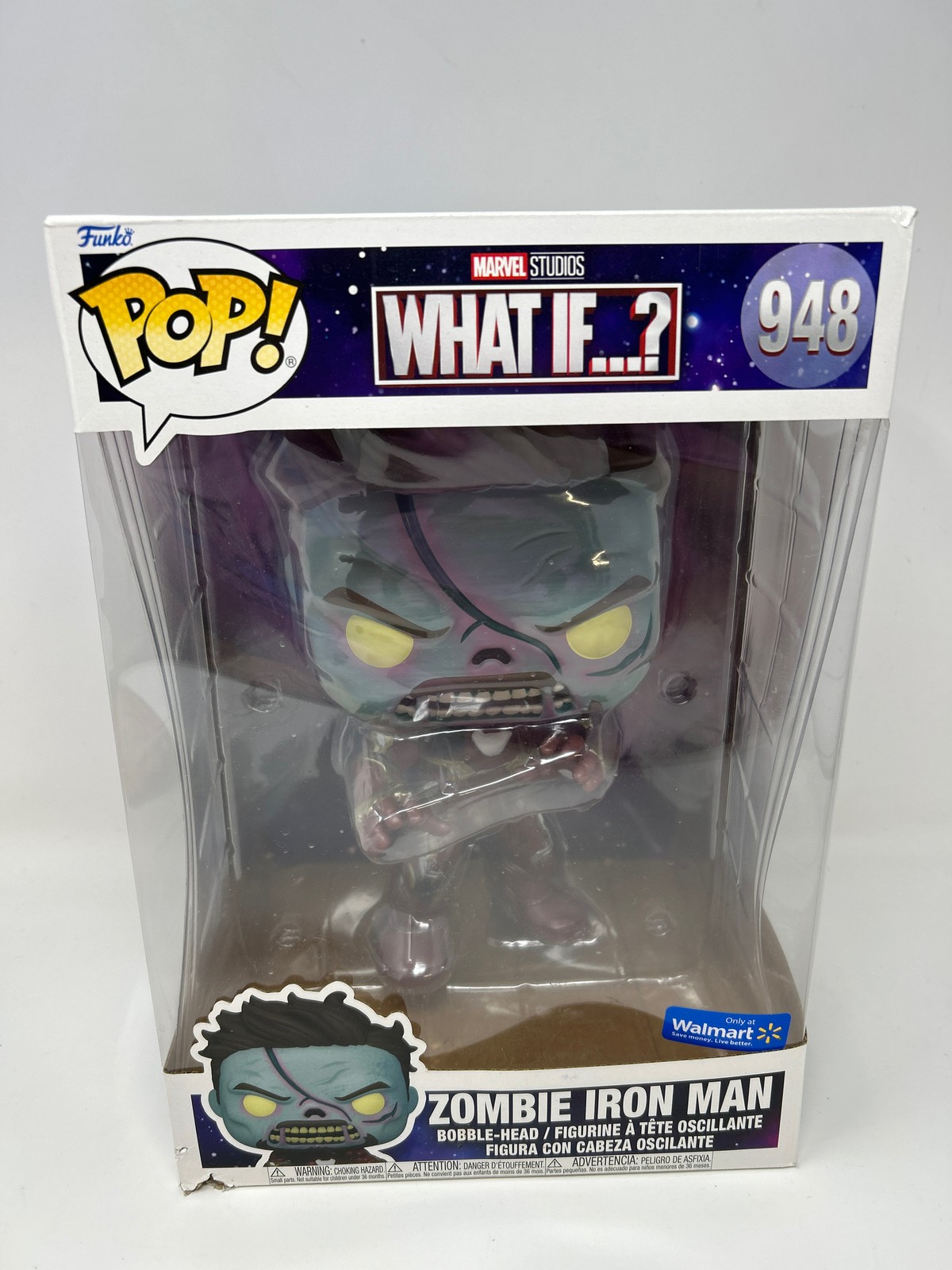 Zombie Iron Man Supersize #948 Caja Dañada Ver Fotos