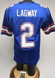 DJ Lagway Signed Jersey Florida Gators Blue Swamp Size XL JSA CJ52608 Autograph