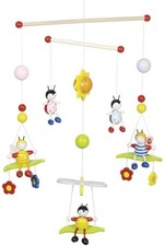 GOKI Multicolor Wooden Baby Nursey Mobile BEES  BEETLES