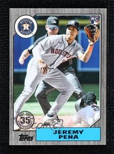 2022 Topps Update 1987 Topps Baseball Black 153/299 Jeremy Pena #87TBU-23 r0j