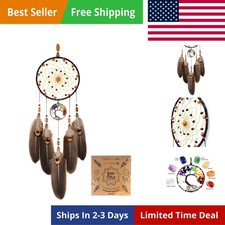 Tree of Life Dream Catchers for Bedroom Adult Brown Boho Dream Catcher Wall D...