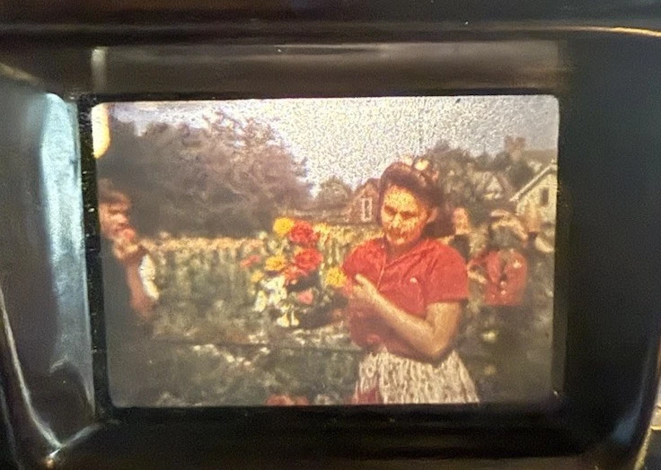 Película de 8 mm Dama de las Flores Jardines Arreglos Años 40 Película casera Foto 2 de 4