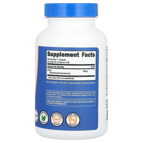 DHE A 50mg 240 VEGGIECAPS BIEN-ÊTRE GÉNÉRAL, ANTI-ÂGE, livraison gratuite - Photo 2/5