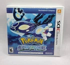 NINTENDO 3DS - Pokemon: Alpha Sapphire CASE & MANUAL (Nintendo 3DS, 2014)