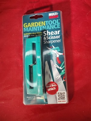 Multi-sharp Garden Tool Maintenance Sheer And Scissor Sharpener