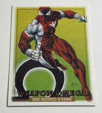 2024 Marvel Masterpieces '92 Platinum WEAPON OMEGA Base Leather #96