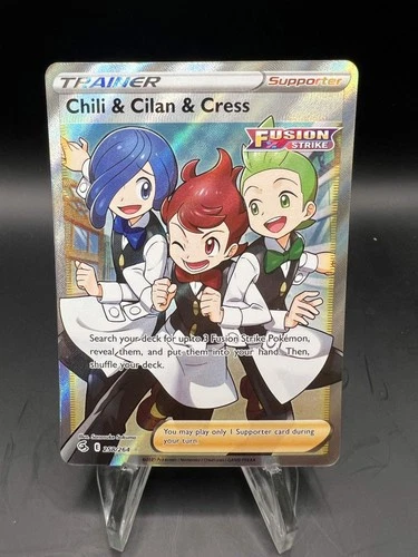 Pokemon Chili & Cilan & Cress 258/264 Fusion Strike NM