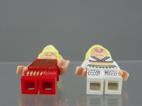 Lego Willie Scott iaj026 7199 Indiana Jones Temple of Doom Minifigure Lot of 2