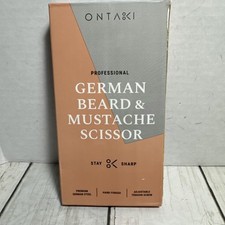 5" Professional German Beard Mustache Scissors Comb Pouch