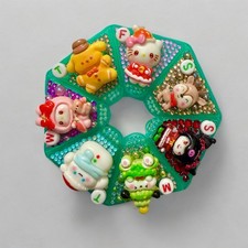 Handmade Pill Case Christmas Hello Kitty Weekly Box Organizer My Melody Decoden