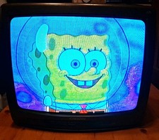 GREAT WORKING 19" CRT Gaming TV Orion TV1329 Black NTSC 480i Closed Caption Coax