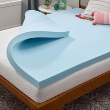 Linenspa Memory Foam Mattress Topper, Full XL Size - 3 Inch Gel Infused...