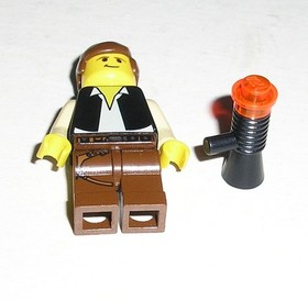 Lego Star Wars HAN SOLO Minifigure w/ Brown Legs 3341 10123 Cloud City *Minty*
