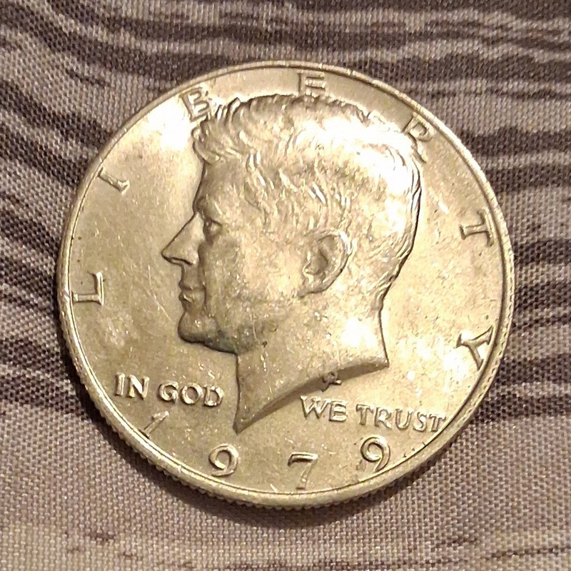 1979 Kennedy Half Dollar 50C Business Strike Philadelphia KM#202 Copper-Nickel
