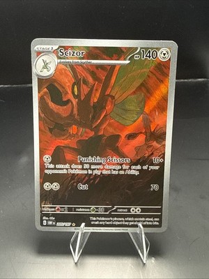 Pokémon Scizor 205/197 Illustration Rare Obsidian Flames Pokemon A