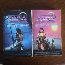 Xena Warrior Princess, 2 book bundle  The Thief of Hermes & The Empty Throne  PB
