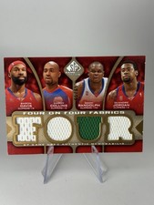 2009-10 SP Game Used Fabric Foursomes Patch Baron Davis Eric Gordon LA Clippers