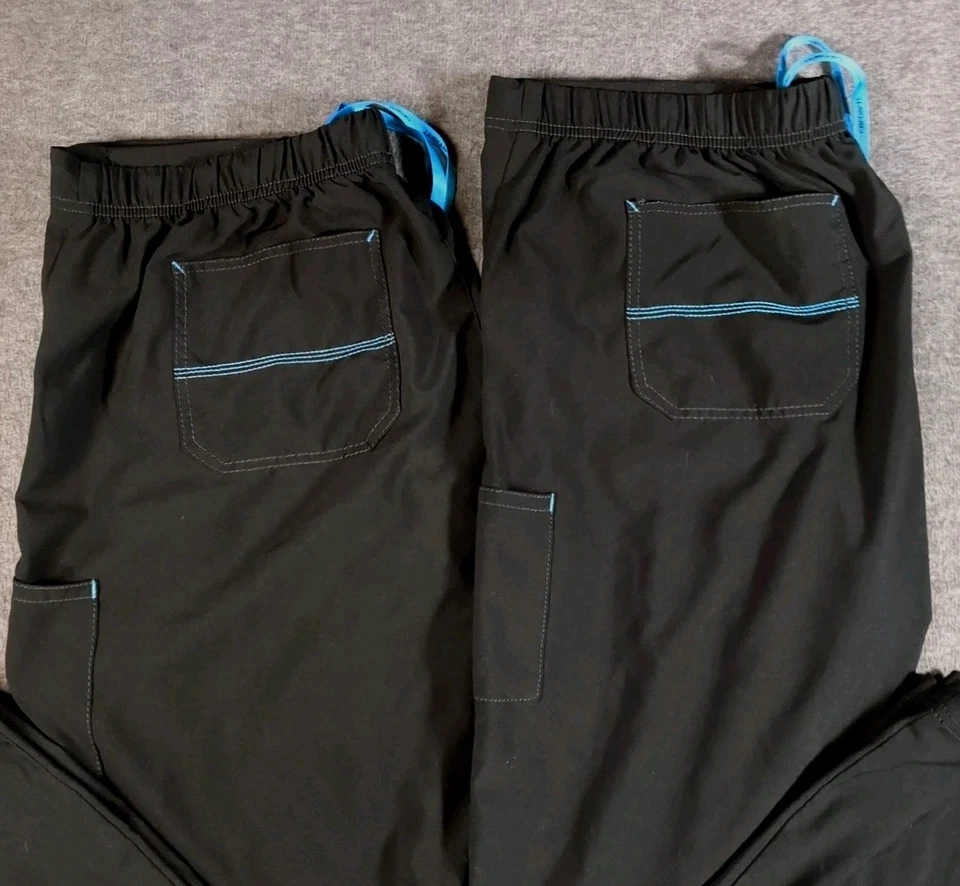 2 Pares Pantalones Médicos Carhartt Force Para Hombre XL Alto Ajuste Moderno Corte Bota Negro C52110T Foto 2 de 4