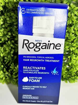 Men s Rogaine Foam 1 Month Supply 2.11oz Exp 6/26 