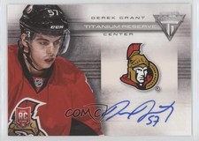 2013-14 Panini Titanium Reserve Signatures Derek Grant #TR-DGR Auto 7ez