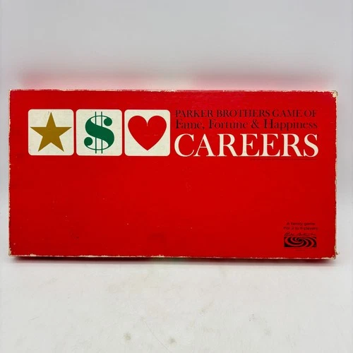 VINTAGE Careers Board Game COMPLETE Parker Brothers 1965 Educational