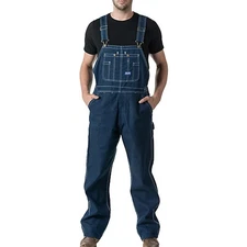 Big Smith Blue Denim Bib Overalls New With Tags Size 52x32