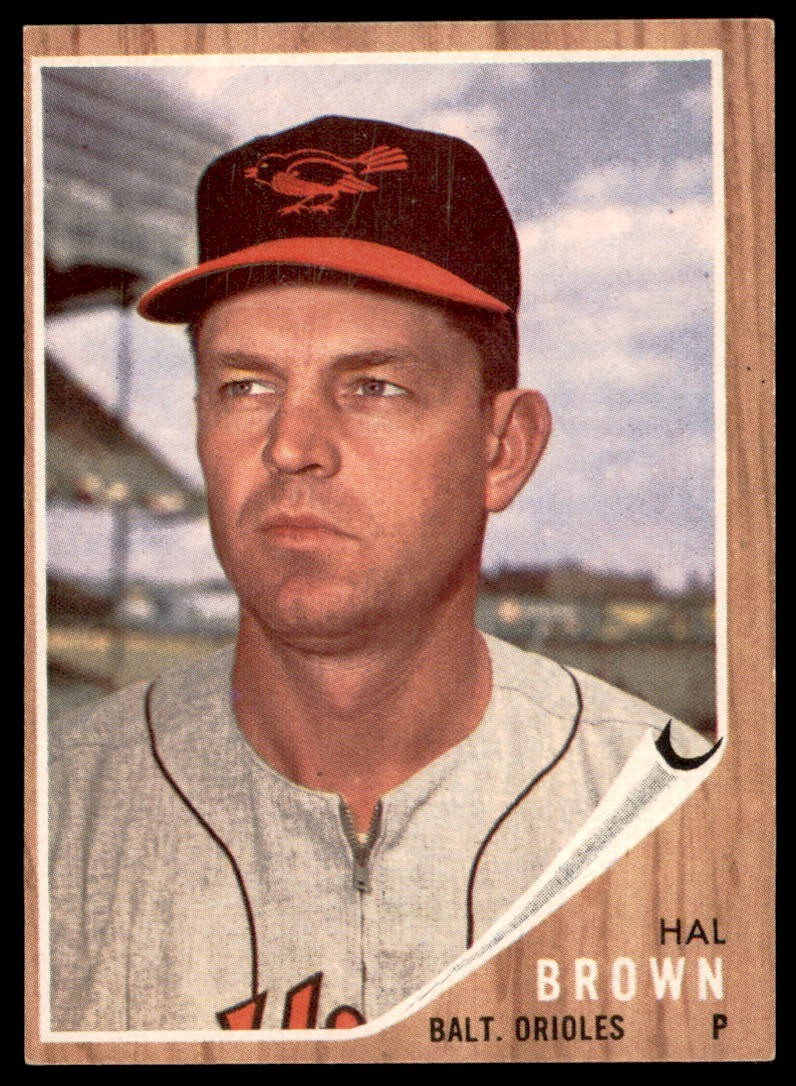 1962 Topps #488 HAL BROWN  Baltimore Orioles  EXMT   Semi-High #
