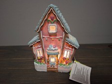 Light Up Gingerbread House 7 x 5 x 4 inch SPRING Decor Resin