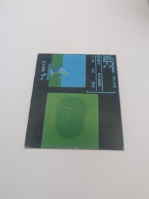 GOLF #41 Family Computer Card Menko Amada Famicom Konami Vintage 1985 Japan A2