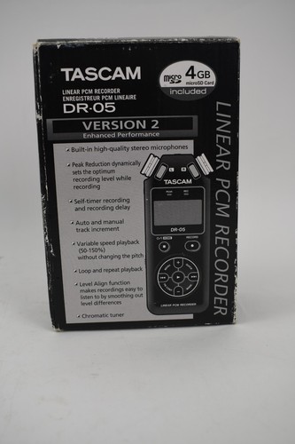 Tascam DR-05 Stereo Handheld Digital Audio Portable Record USB Audio - Bild 2 von 8