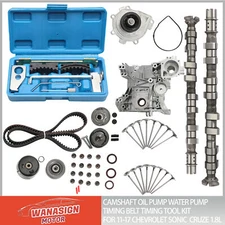 Camshaft Oil Pump Water Pump Timing Belt Tool Kit For 11-17 Chevrolet Sonic 1.8L