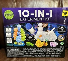 science squad 10-in-1 Experiment Activity kit new In Box
