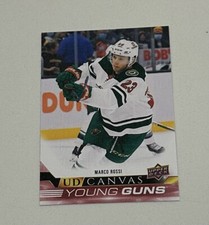Marco Rossi Minnesota Wild Upper Deck UD Canvas Young Guns Rookie Card!